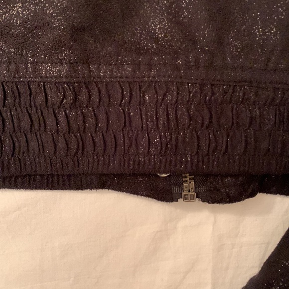 Cropped Black Jacket with Sparkles - Picture 7 of 11